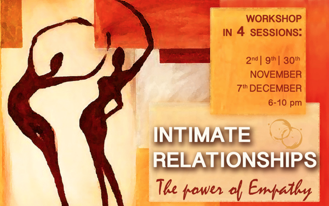 Intimate Relationships: The power of empathy – Geneva – 2nd/9th/30th Nov and 7th Dec